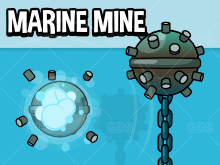 Exploding marine mine