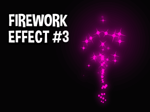 Firework effect 2d game asset
