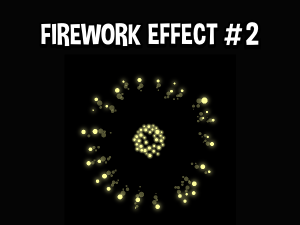 Fireworks effect 2 2D game asset