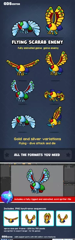 Flying Scarab enemy