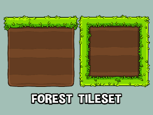 Forest tile set