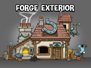 Forge exterior 2d game scene creation pack