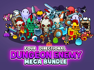 Four directional dungeon enemy bundle
