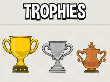 Game acheivement trophies