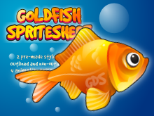 Goldfish sprite sheet