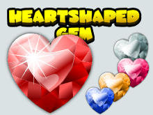 Heart shaped gem