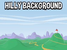 Hilly background
