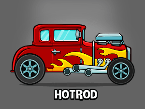 Hotrod game sprite