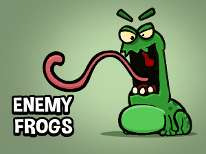 Hungry frog game asset