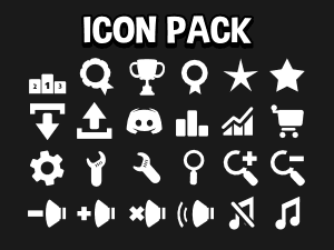 Icons for games game asset pack