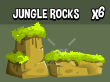 Jungle level Rocks