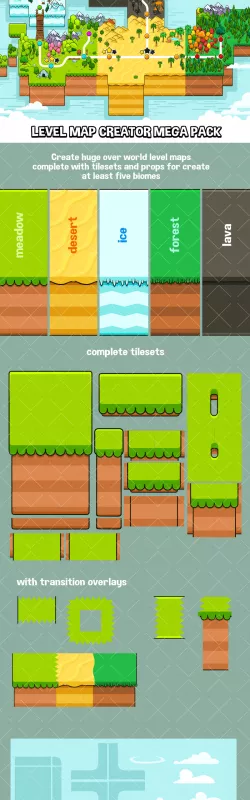 Level map creator mega pack