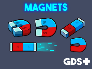 Magnets game icons 