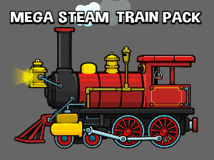 Mega steam engine game asset pack
