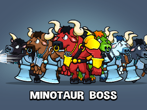Minotaur boss character