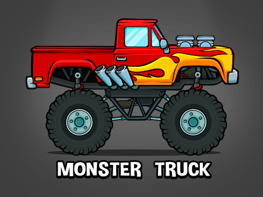 Monster truck game assets