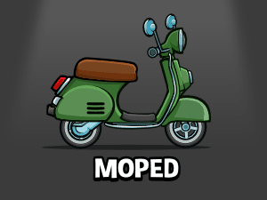Moped game sprite