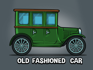 Old fashioned car