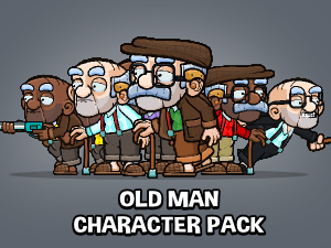 Old man character pack