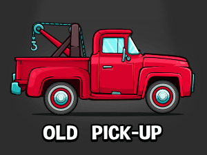 Old pick up truck