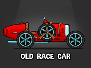 Old race car