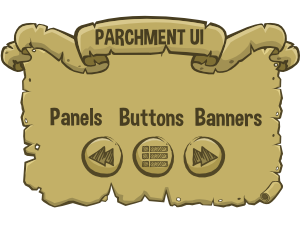 Parchment game user interface