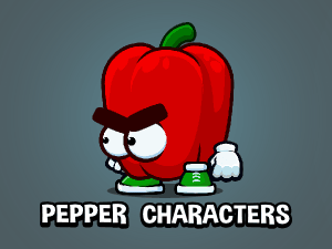 Pepper game sprite
