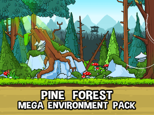 Pine forest mega environment pack
