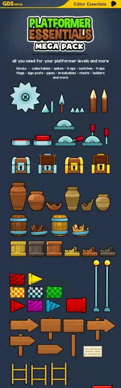 Platformer items mega bundle