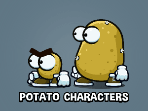 Potato game sprite