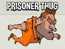 Prisoner thug animated game asset