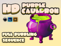 Purple Hd cauldron