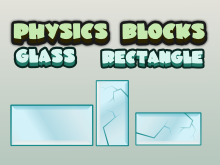 Rectangular glass block