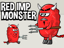 Red imp monster