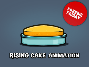 Rising cake animation