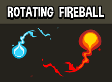 Rotating fireball effect