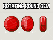 Rotating round gem