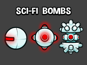 Sci fi bombs and mines