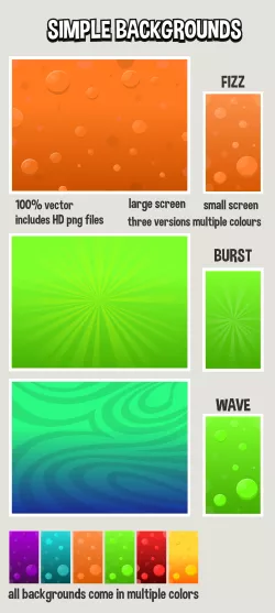 Simple backgrounds