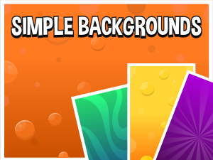 Simple backgrounds