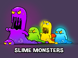 Slime monster game sprite