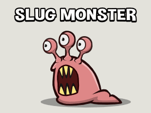 Slug monster game asset