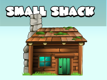 Small wooden shack