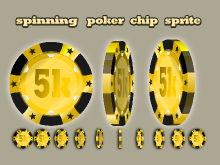 Spinning chip sprite