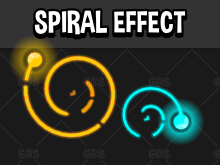 Spiral game effect