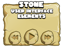 Stone user interface elements