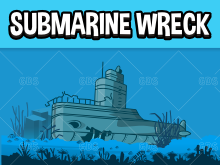 Sunken submarine