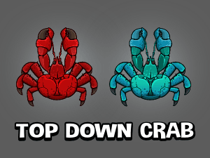 Top down crab