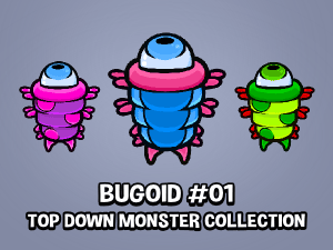 Top down monster bugoid one