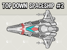 Top down spaceship type 2